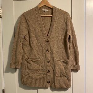 Madewell wool button down cardigan